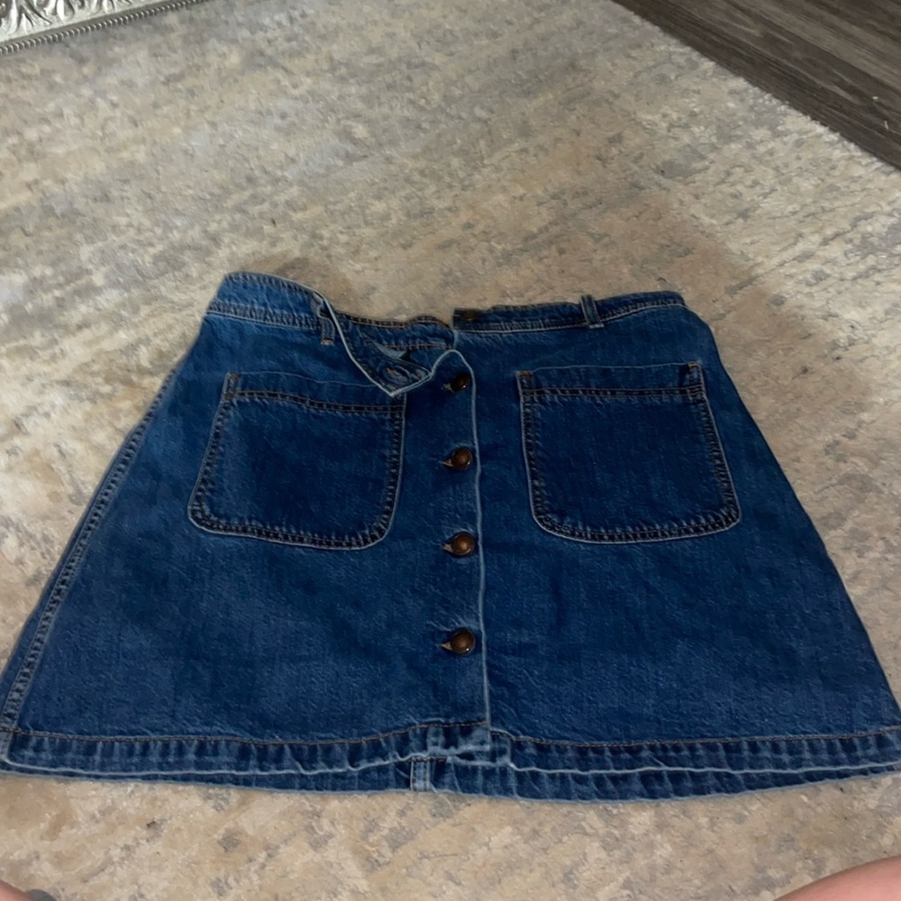 Blue Jean skirt.